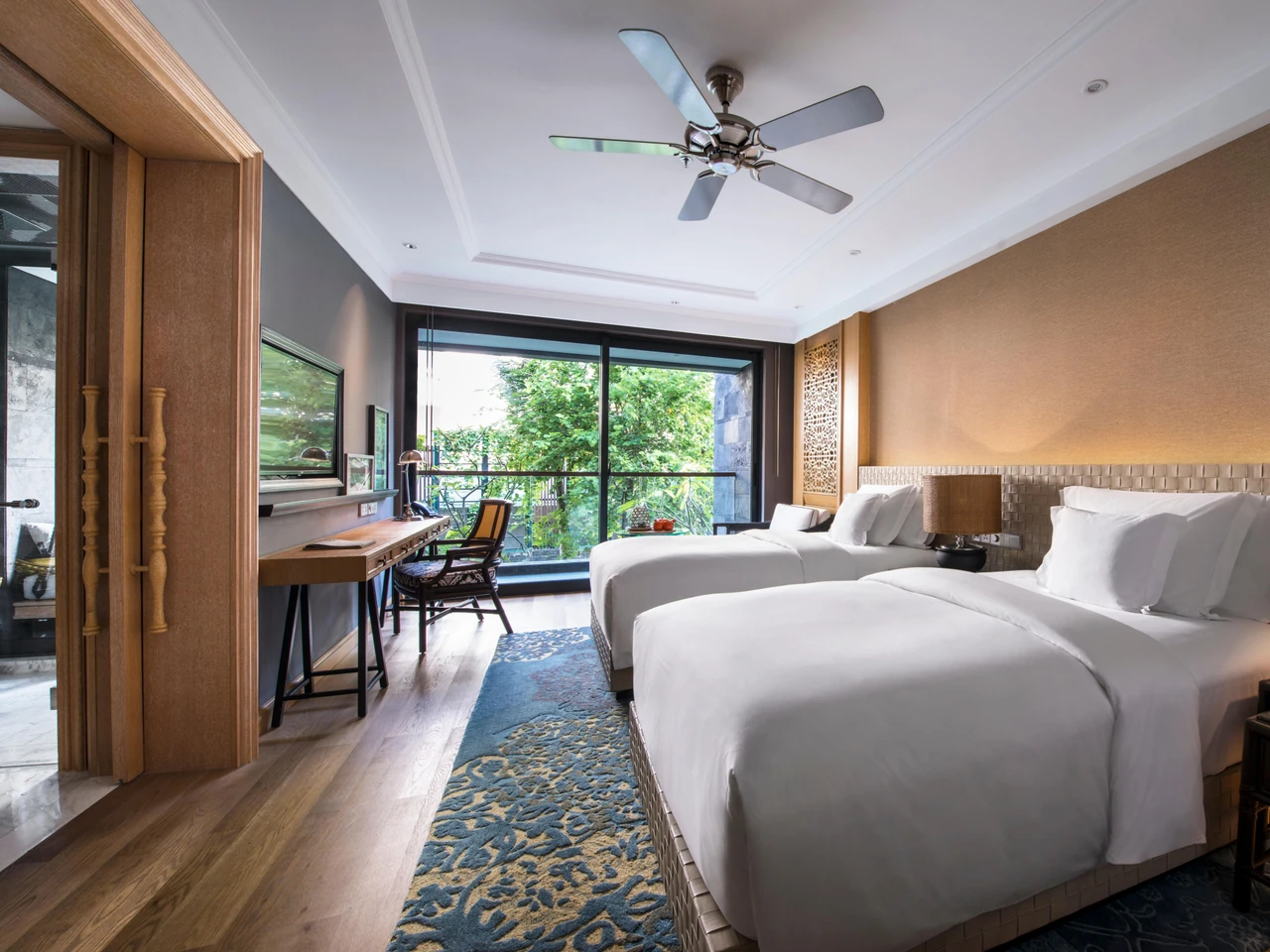 Hotel Indigo Bali Seminyak Beach · The hotel’s guest-room living and sleeping spaces
